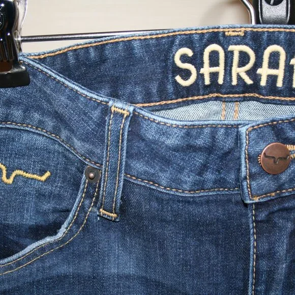 Kimes Ranch Sarah Jeans Blue High Rise Bootcut Size 8/36 NWT - Picture 12 of 13